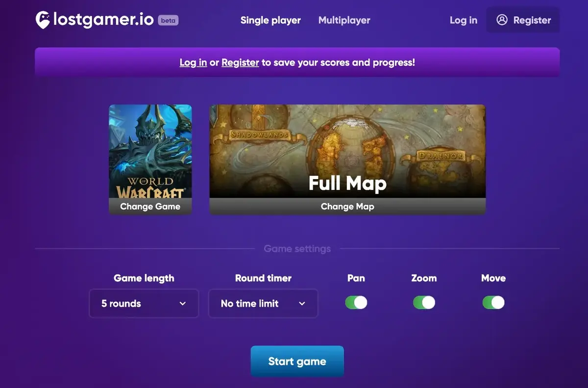GeoGuessr for World of Warcraft