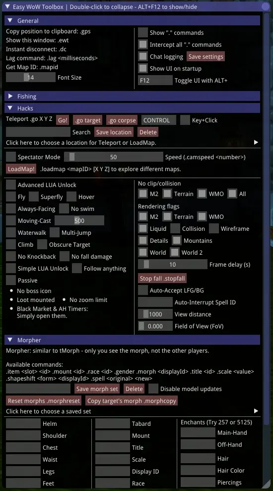 Easy Wow Toolbox